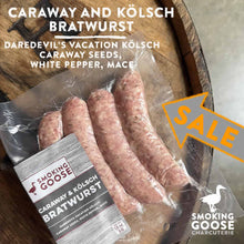 Load image into Gallery viewer, Caraway + Kölsch Bratwurst: SALE!