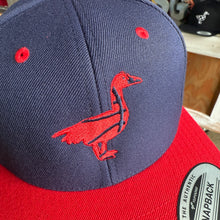 Load image into Gallery viewer, Flat Bill Hat: Fever Red Goose
