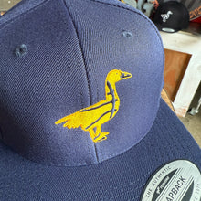 Load image into Gallery viewer, Flat Bill Hat: Pacers Gold Goose
