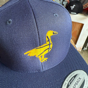 Flat Bill Hat: Pacers Gold Goose