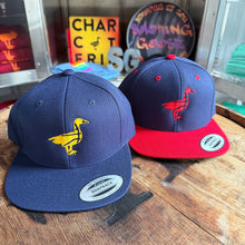 Load image into Gallery viewer, Flat Bill Hat: Pacers Gold Goose
