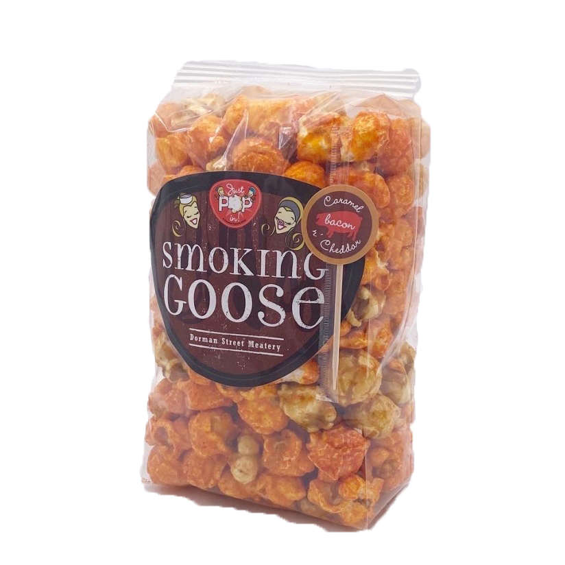 Request Caramel Bacon Cheddar Popcorn Sample