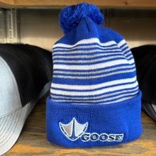 Load image into Gallery viewer, Blue Pompom Beanie
